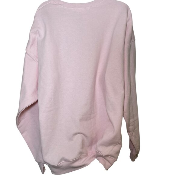 Hanes Pink “Fighter” Sweatshirt XL – Breast Cancer Awareness Support - Picture 6 of 7